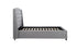 Balmoral Fabric Bed Grey Velvet